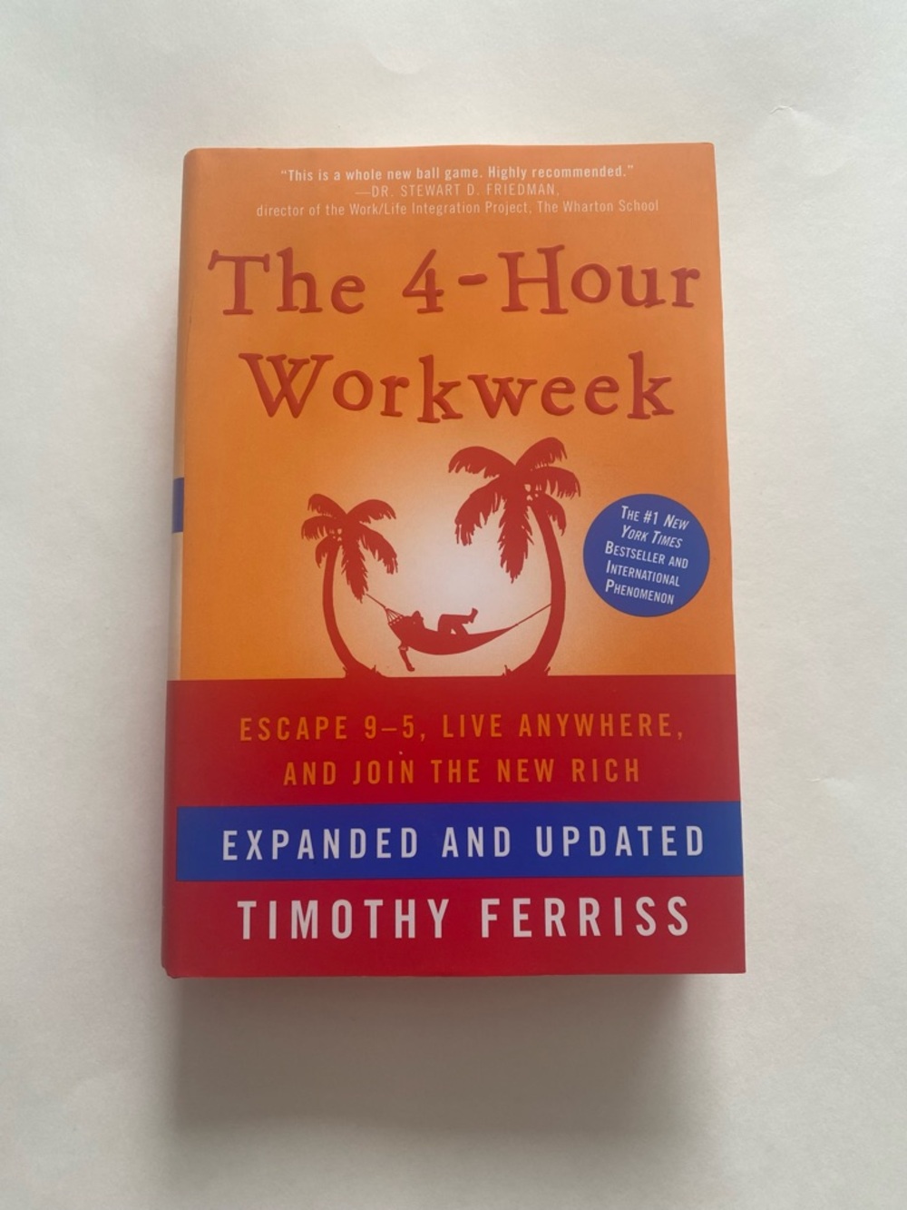 🔥3/$25🔥The 4-Hour Workweek by Timothy Ferriss - Orange/Red